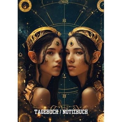 Tagebuch / Notizbuch Sternzeichen Zwilling, Gebundene Ausgabe von Willi Meinecke, Tredition, 978-3-384-18850-2