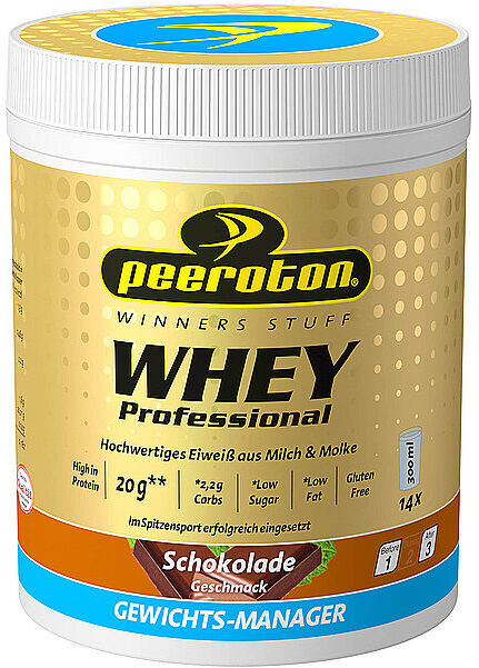 PEEROTON Eiweißpulver WHEY Professional Shake Schokolade 350g bunt B