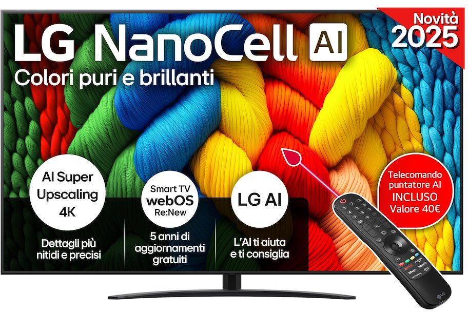 Smart TV LG 75NANO81A6A Nanocell 4K UHD
