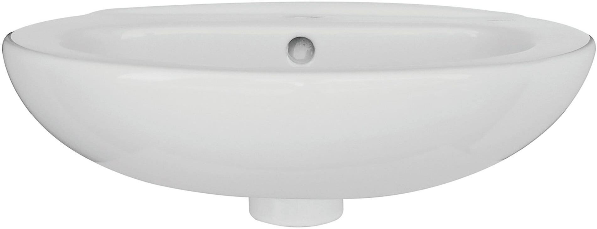 Tecnomat LAVABO A COLONNA E SOSPESO SERIE FUTURA IN CERAMICA BIANCA 55x44,5 cm (LxP)