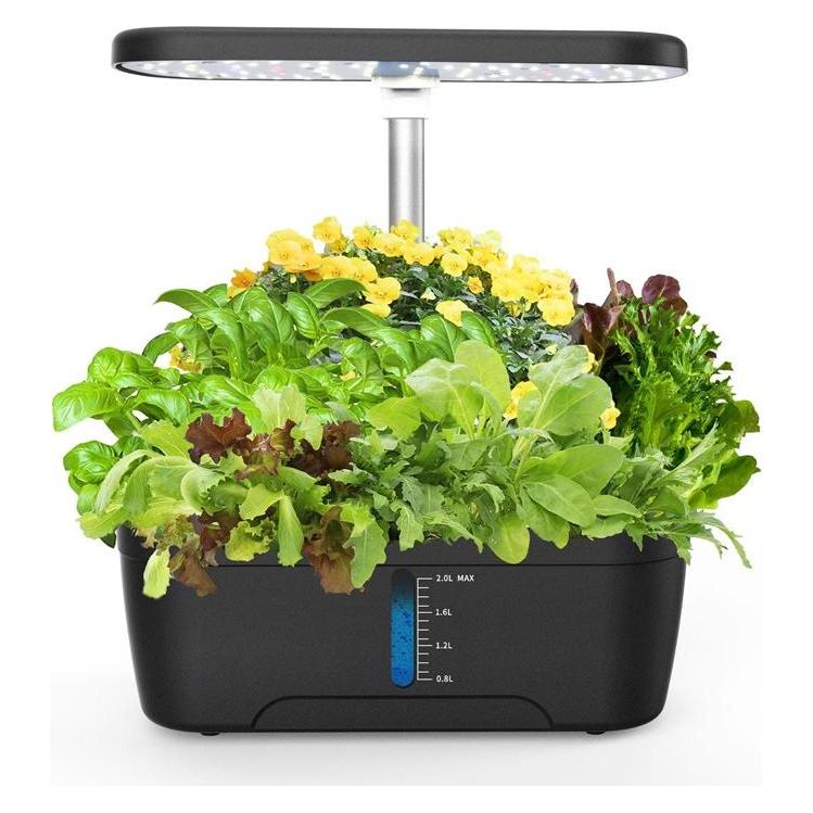 Garden Center Flowerpot GT1034, 24 cm x 15 cm, black (24 x 15 x 27 cm) (ZG1002)