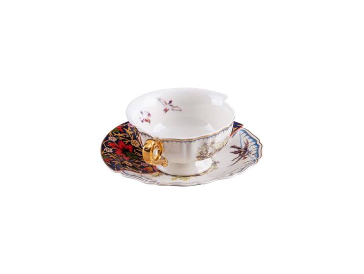 Design Tee- & Kaffee-Set „Hybrid Kannauj“ aus Porzellan Multicolor Seletti
