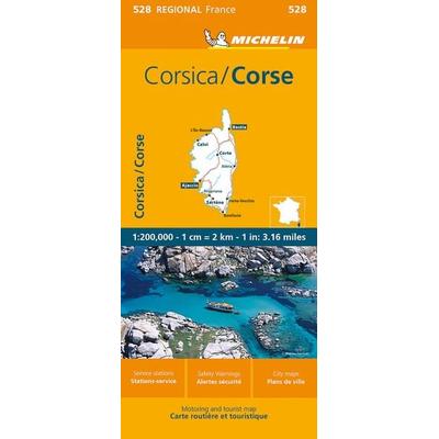 Michelin Korsika, Karte von , Michelin, 978-2-06-725883-9