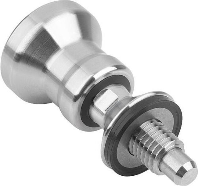 KIPP Goupille d’arrêt Hygienic Design M10 Ø 6 mm Forme A Acier inoxydable (K1698.0110601)