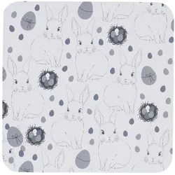 Krasilnikoff Untersetzer Ostern Bunny, 10,5 x 10,5 cm