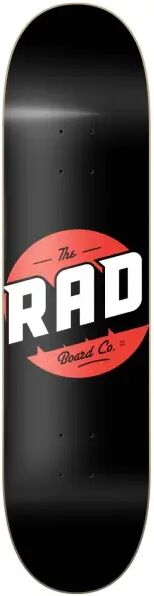 RAD Skateboards Skateboard Deck RAD Solid Logo (8" - Schwarz/Rot)