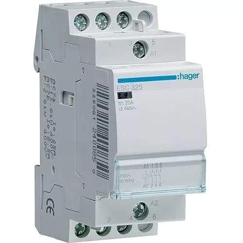 Hager ESC325 installatieschakelaar 25A 3-polig 230V