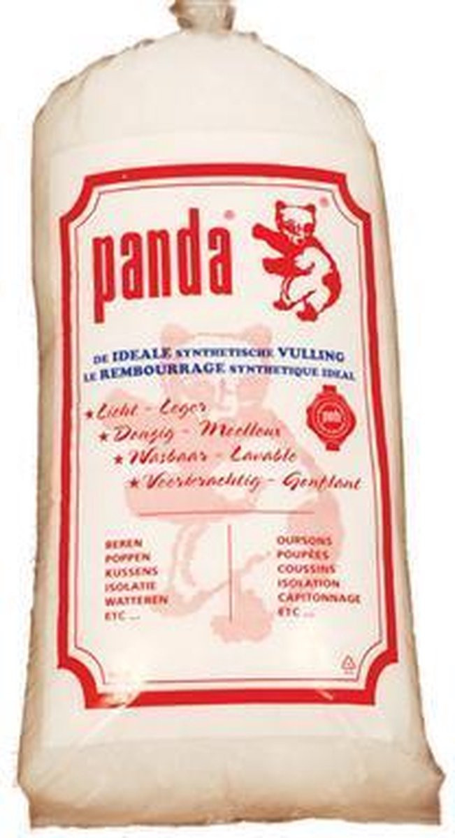 Panda Panda vulling 1kg - Synthetische kussenvulling voor knuffels