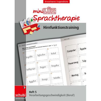 miniLÜK-Sprachtherapie - Hirnfunktionstraining, Geheftet von Jürgen Steiner,Christin Wissel, Westermann Lernwelten GmbH, 978-3-86723-710-9