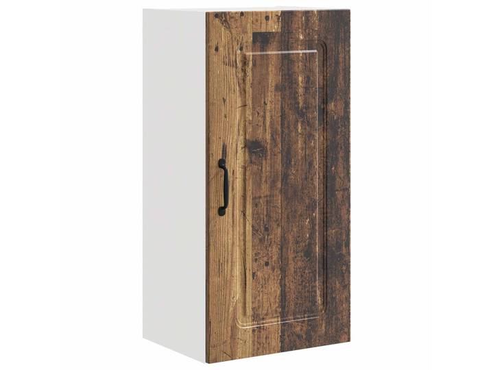 Armoire De Cuisine Rectangulaire Moderne Design Épuré 40 X 31 X 80 Cm Grande Capacité En Bois D'Ingénierie Bois Ancien