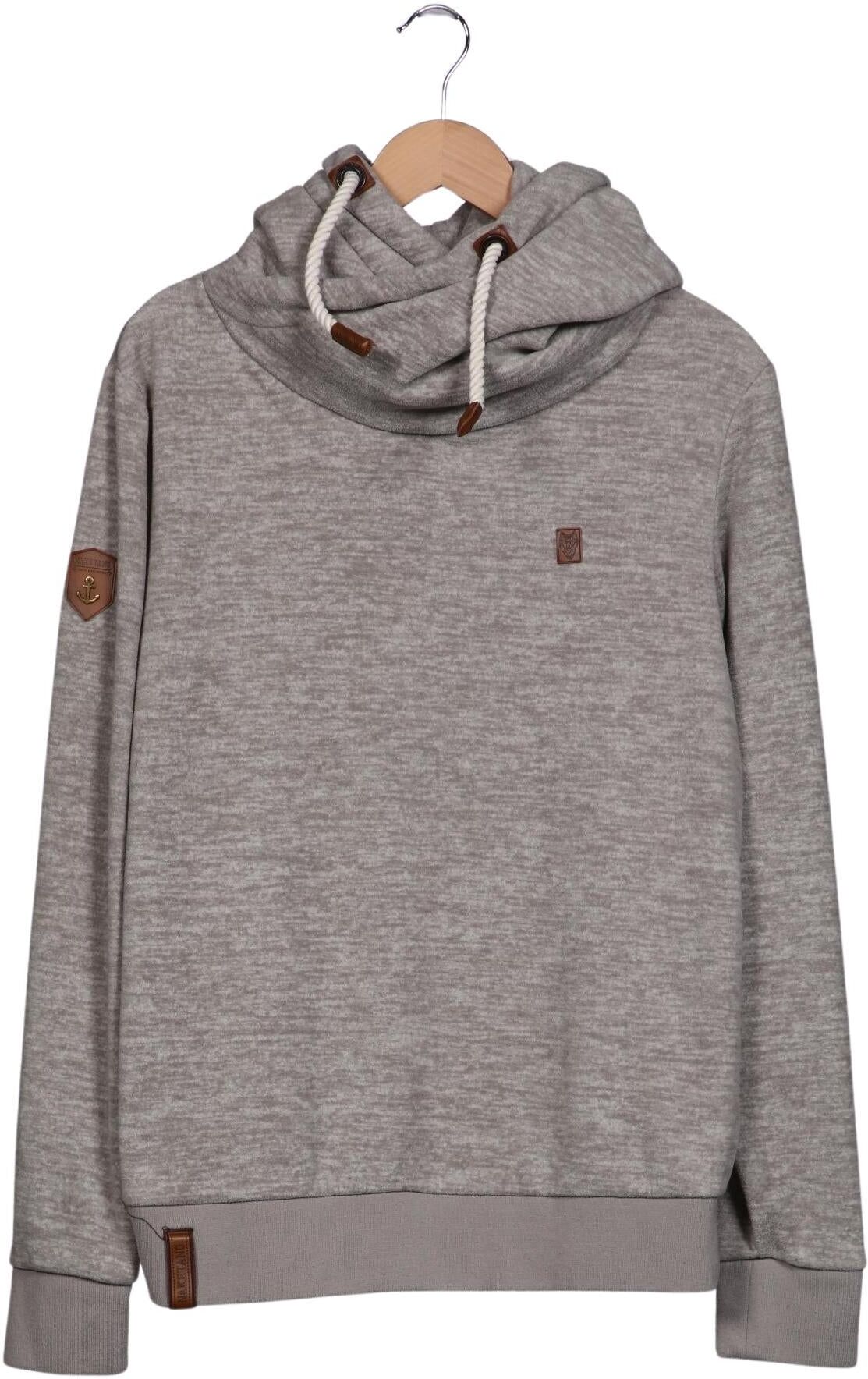 Naketano Damen Kapuzenpullover, Grau, Gr. L, Synthetik - Second Hand