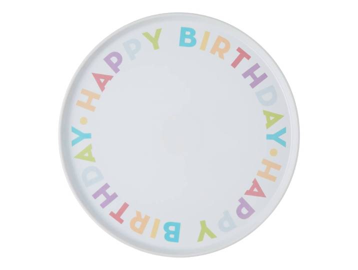 Kuchenplatte Ø 32cm Weiß/Multicolor/Multicolor