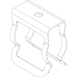 BOSCH Ersatzteil TTNR: 87485110270 Klammer (5x)