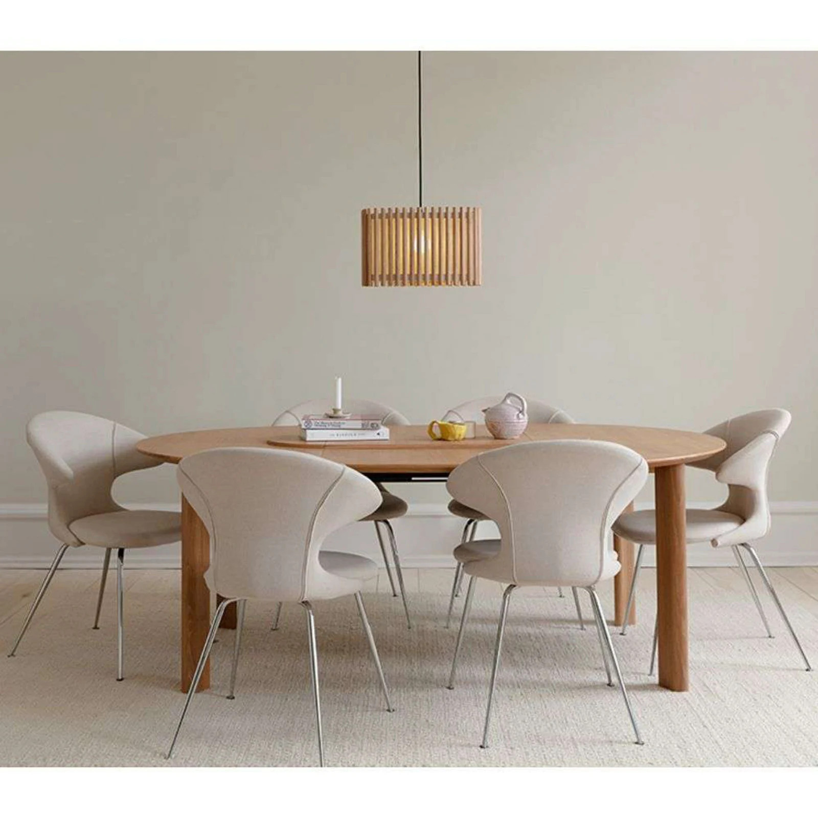 Umage Komorebi Scherm Medium Circle Oak - Rond - Hout en Textiel