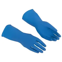 Vileda Multipurpose - Der Feine - blau Handschuhe Größe S Latex-Arbeitshandschuhe 1 Paar Der Feine Gr. 6 - 6,5