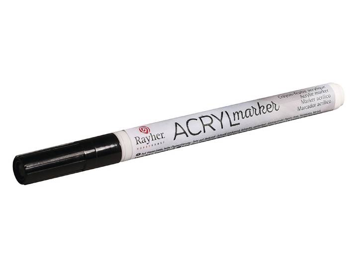 Rayher Acrylmarker mit Rundspitze 1-2 mm