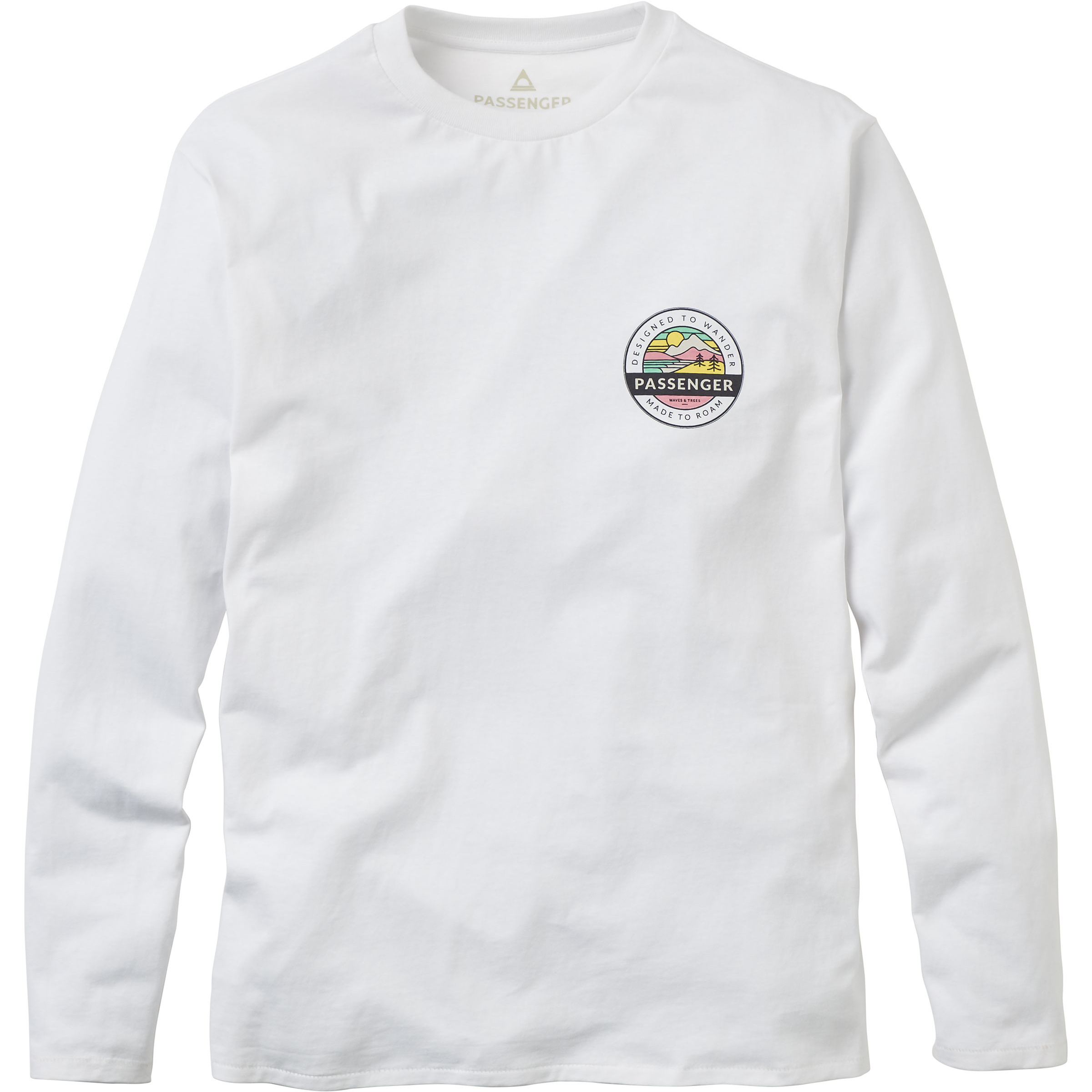 Passenger Odyssey Recycled Cotton Herren Longsleeves weiss Größe M Lifestyle Widerstandsfähig
