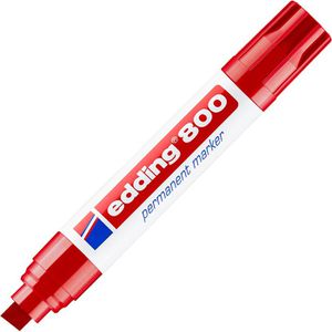 Edding Permanentmarker 800, Strichbreite 4 - 12 mm, rot