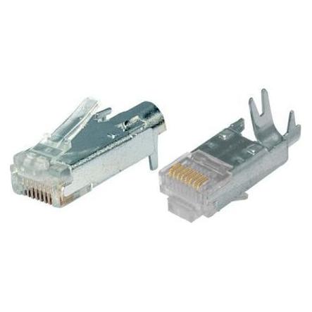 Hirose Electronic Hirose Modularstecker TM11, Cat.5e (nur Stecker ohne Knickschutztülle und Kabelführung "Guide Plate" (TM11AP-88P(61)/222-2780-6-61)