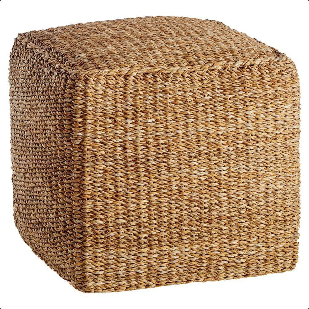 Bay Isle Home Crick 40cm Wide Square Pouf Ottoman 38cm H X 40cm W X 40cm D