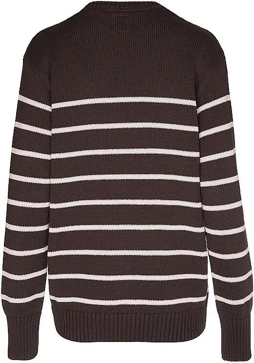 SUPERDRY Damen Sweater Oversized Stripe Jumper braun   M W