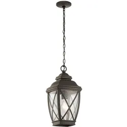 Elstead Lighting, Gartenbeleuchtung, Tangier Aussen-Hängeleuchte E27 37cm Ältere Bronze IP45 (E27, IP45)