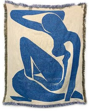 Shop Station Abstract Geometric Throw Blanket With Tassels Cozy Knitted Sofa, Bed & Picnic Blanket b 51.18 62.99 In