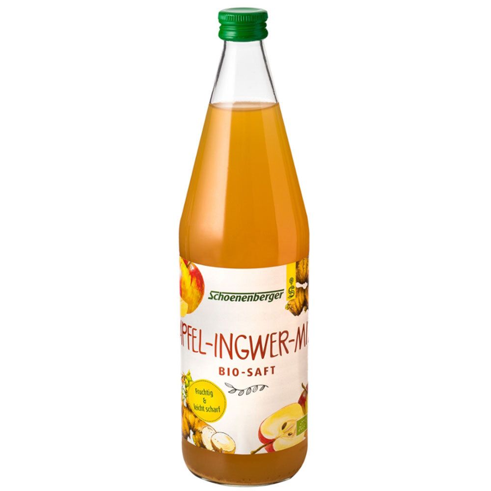 Apfel-Ingwer-Mix Bio-Saft Schoenenberger 750 ml Saft