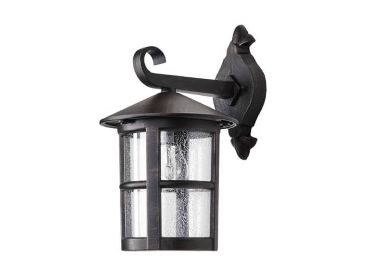 Lindby Applique Exterieur Florentine à intensité variable (Moderne) en Transparent Aluminium (1 lampe\,à E27)\, Murale Luminaire Lampe Jardin Eclairage