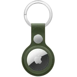Apple AirTag Schlüsselanhänger aus Feingewebe (moosgrün)