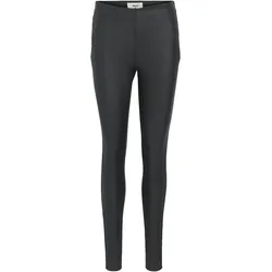 Object, Damen, Tights, Beschichtete Leggings (38), Schwarz