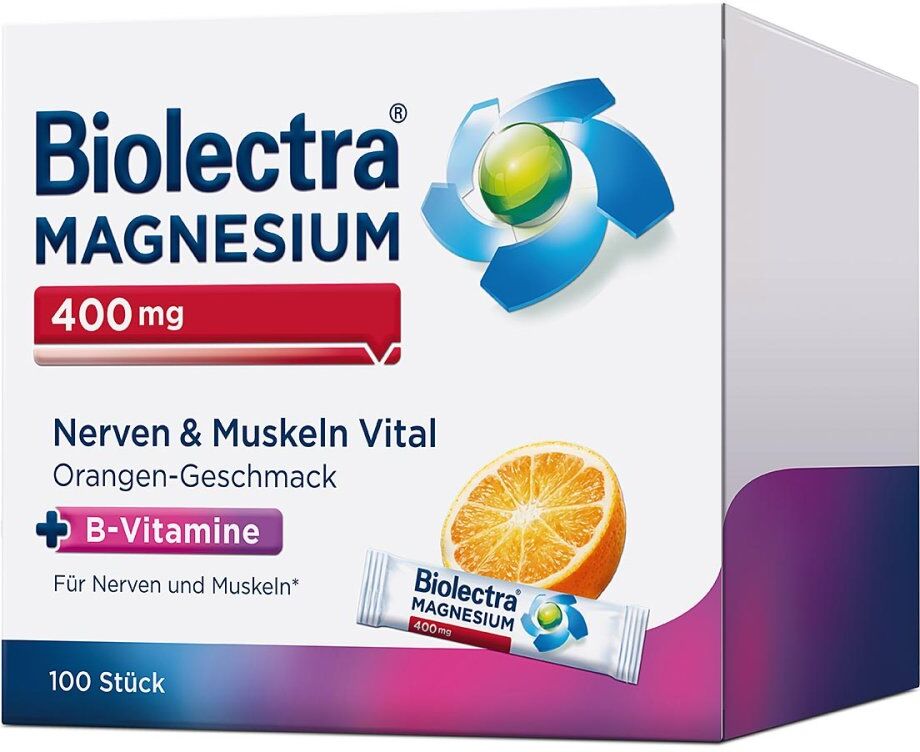 Biolectra Magnesium 400 mg Nerven & Muskeln Vital 100stk