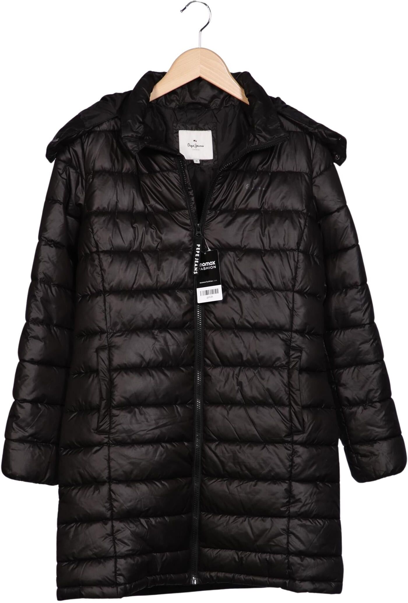 Pepe Jeans Damen Mantel, Schwarz, Gr. M, Synthetik / Tex / Membran - Second Hand