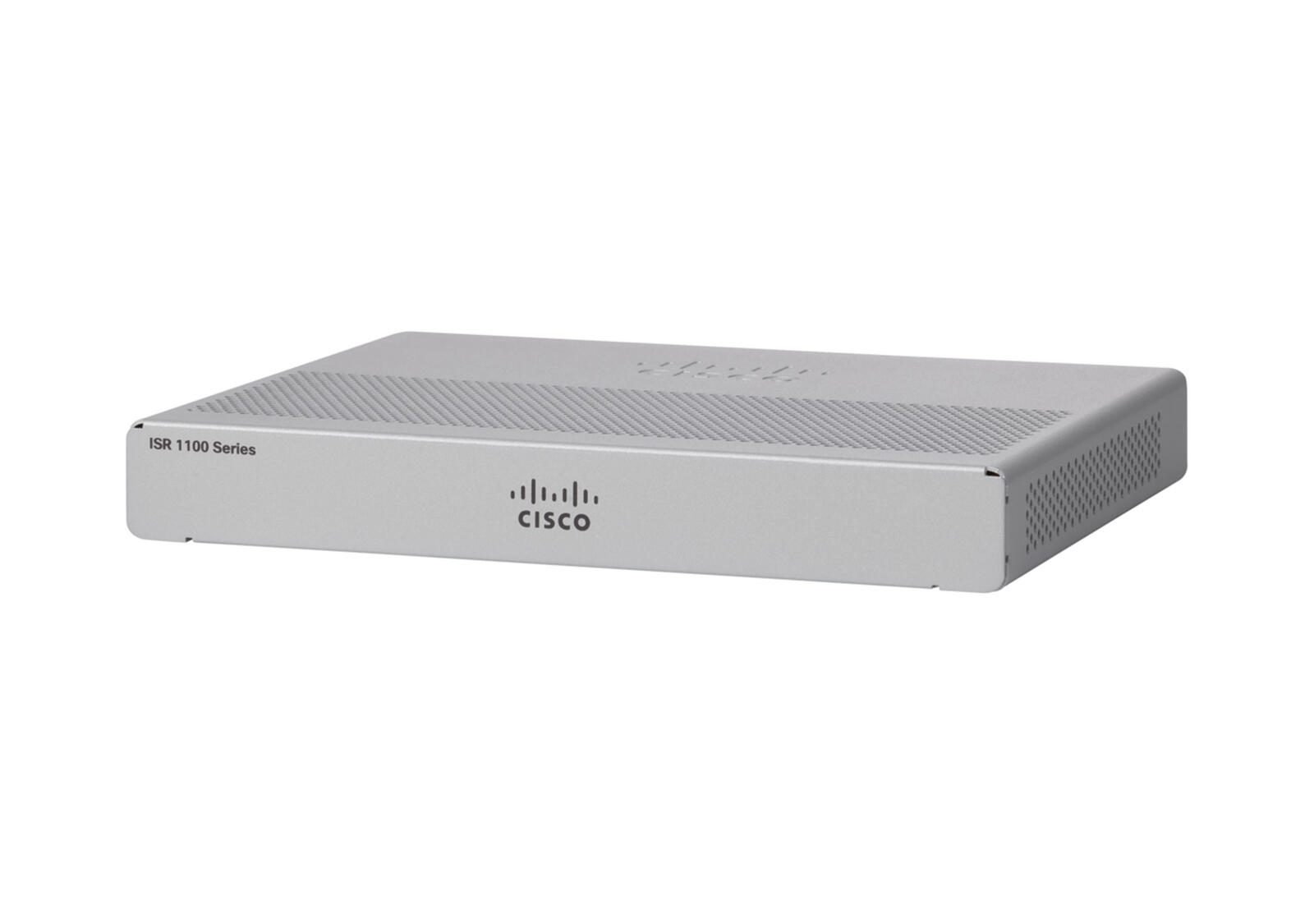Cisco Integrated Services Router mit 4 Gigabit Ethernet (GbE)-Ports, GE-Ethernet-WAN-Router, integriertes USB 3+ (C1101-4P)