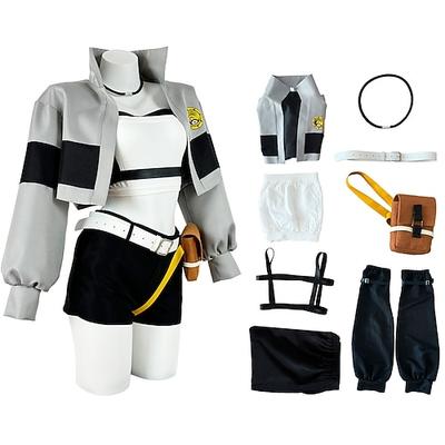 Krieger im Anime-Stil Anime Outfits Cosplay-Anzüge Halloween Maskerade Anime Expo Kostüm Für Damen Erwachsene