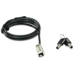DICOTA BASE XX Laptop Lock Wedge Kabelschloss Anthrazit 1,5 m