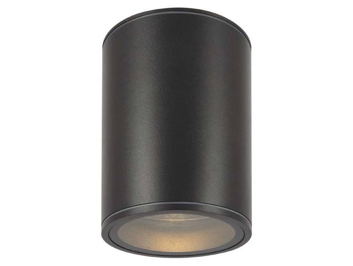 Plafonnier LED\, métal\, graphite\, H 11\,5 cm