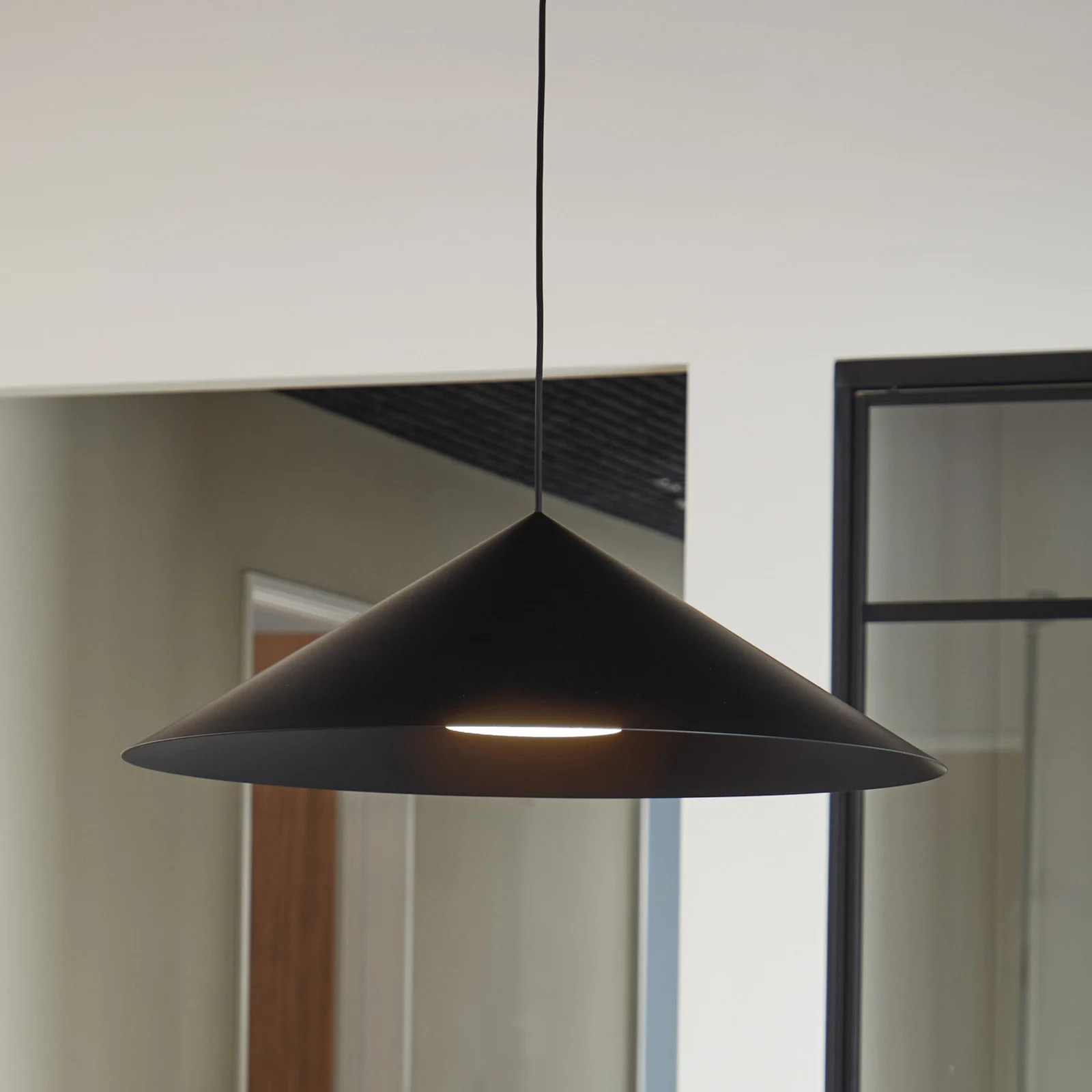 Loom Design Hanzu hanglamp Zwart, Rond