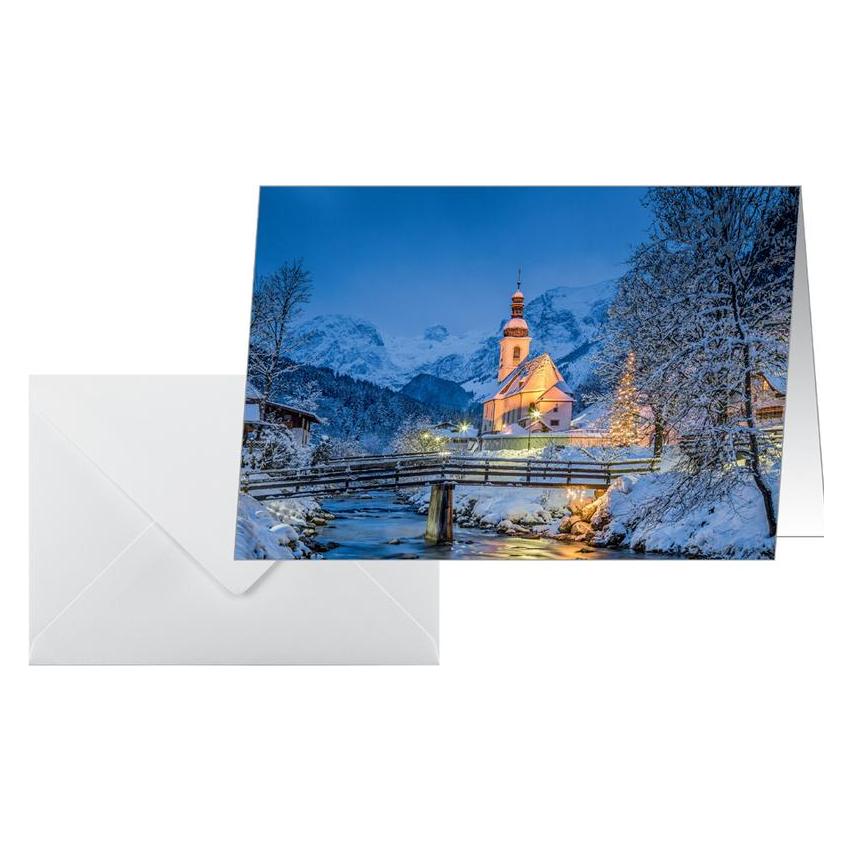 Sigel 25 Weihnachtskarten Bavarian Christmas DIN A6 (25 Stk.) (DS097)