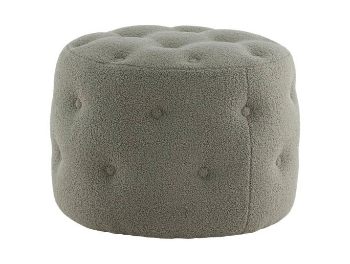 Livetastic Pouf, Greige, Uni, Füllung: Schaumstoff, 55x44x55 cm, Sitzfläche gepolstert, Wohnzimmer, Hocker, Poufs