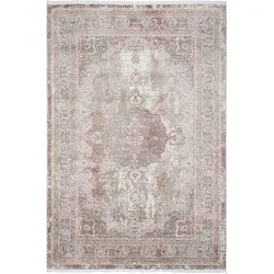Webteppich Marcus 3 in Rosa ca. 160x230cm