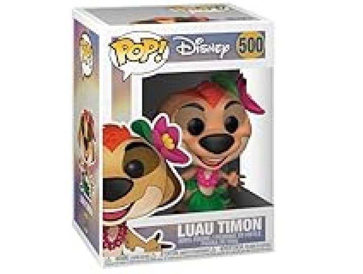 Funko Pop! Vinyl: Disney: The Lion King: Luau Timon - Le Roi Lion - Figurine en Vinyle à Collectionner - Idée de Cadeau - Produits Officiels - Jouets pour Les Enfants et Adultes - Movies Fans
