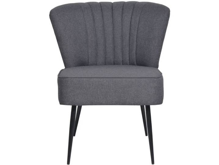 Fauteuil - mango - de cocktail gris foncé tissu M12244096