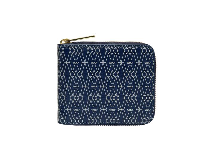 Brieftasche „Signature Range“ Leder Blau WOLF