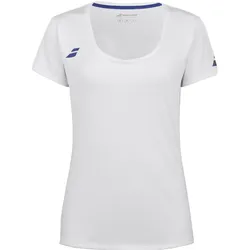 Babolat, Mädchen, Sportshirt, Play Cap Sleeve Top White Girl (164), Weiss