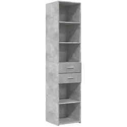 Helloshop26 - Buffet Sideboard Kommode Schrank Aufbewahrungsmöbel Organizer Küche Wohnzimmer Lounge hoch 40 x 42,5 x 185 cm 02_0034440