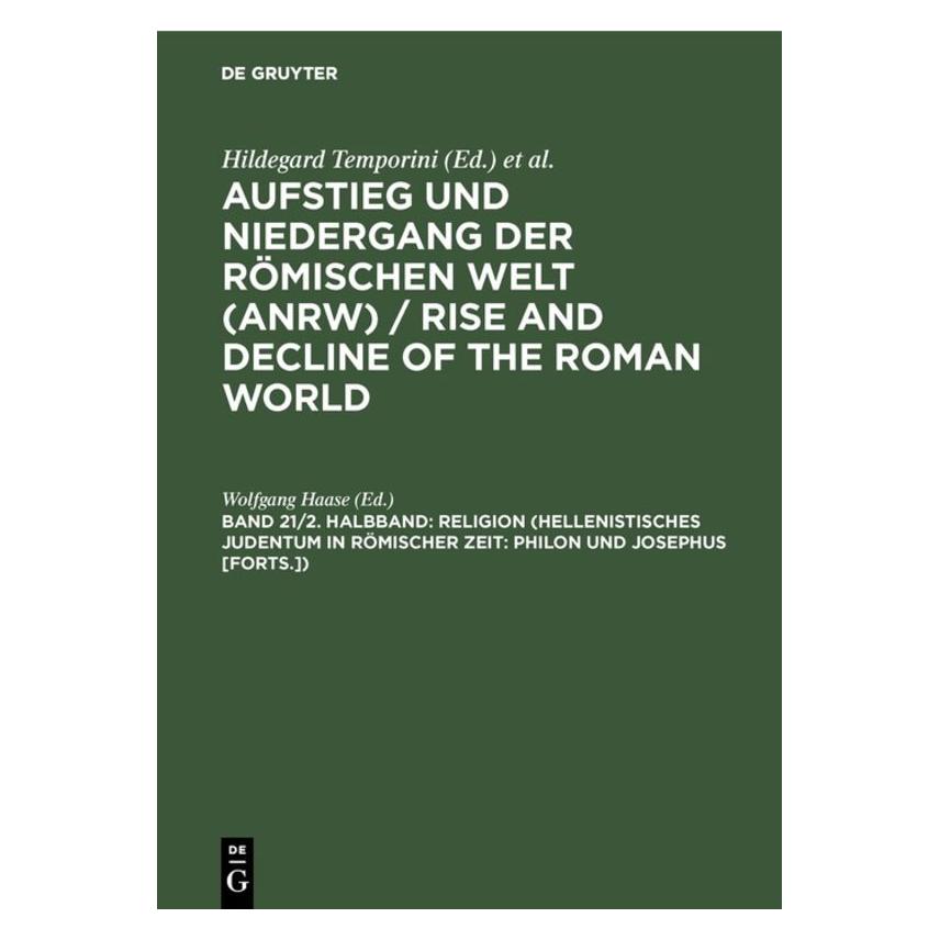 De Gruyter Aufstieg u.Nieder.röm.Welt.Abt.2/21/2 (Französisch, Hardcover, Haase, Wolfgang) (66438535)