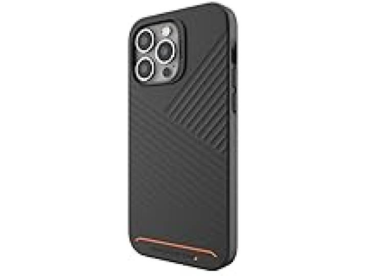 ZAGG Gear4 Denali Snap D30 Coque de Protection Compatible avec iPhone 14 Pro 6,1 , Rigide, résistante aux Chocs, Chargement sans Fil, MagSafe (Noir)