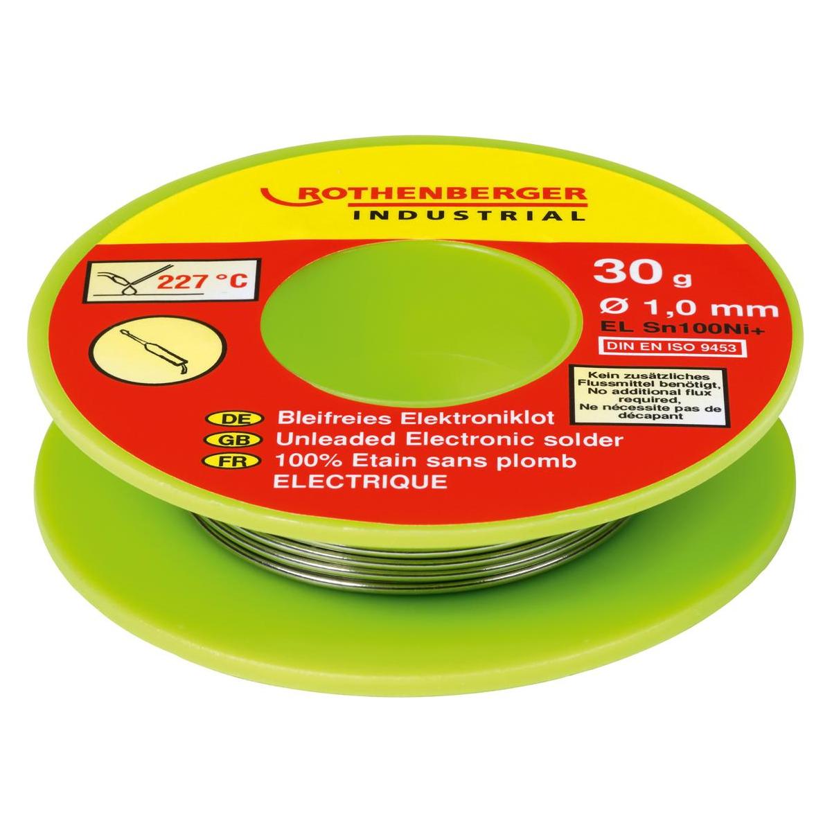 Rothenberger Industrial Bleifreies Elektroniklot 30g Lötzinn, bleifrei (Lötzinn) (1000002348)