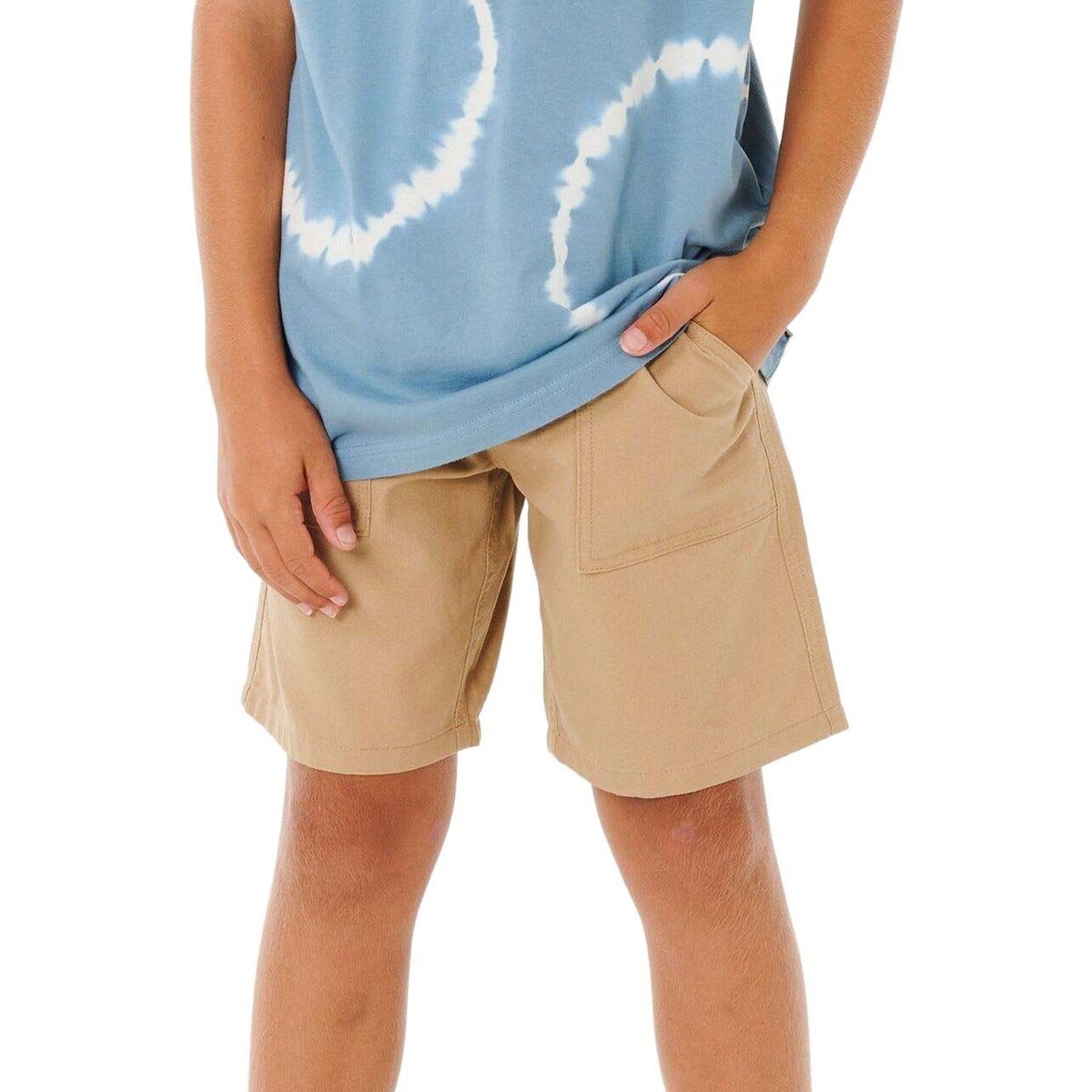 RipCurl Hyped Canvas Short-boy khaki sand (2371) 8 01LBWS-2371-8